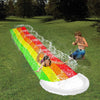 HomeBound Essentials Rainbow Inflatable Automatic Sprinkler Rainbow Water Slide
