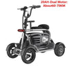 4 - Wheel Dual Motor Electric Scooter for Adults – 800W 48V | 4WD Mobility Scooter with Dual Seats & Storage Basket - Homebound Essentials