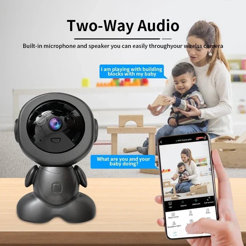 8MP WiFi Security Camera: Smart Home Surveillance Robot - Homebound Essentials