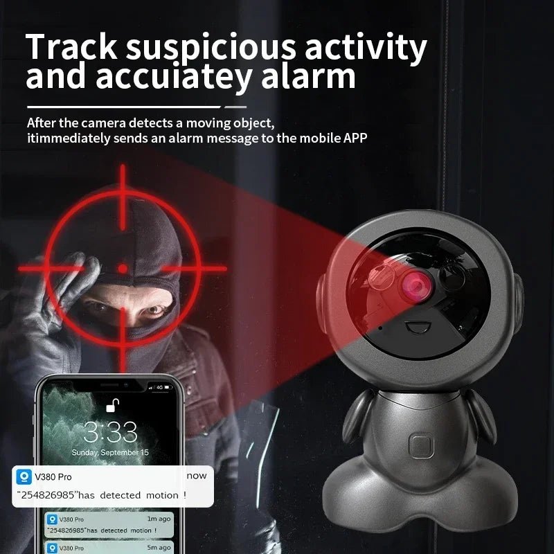 8MP WiFi Security Camera: Smart Home Surveillance Robot - Homebound Essentials
