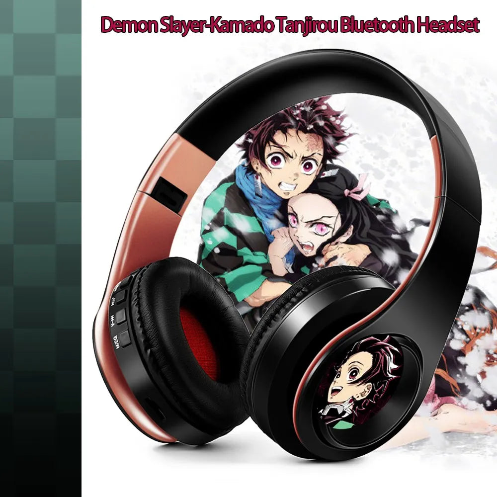 Demon Slayer Kamado Tanjirou Bluetooth Cosplay Headset