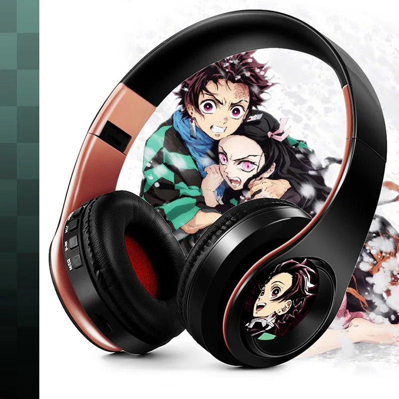 Demon Slayer Kamado Tanjirou Bluetooth Cosplay Headset