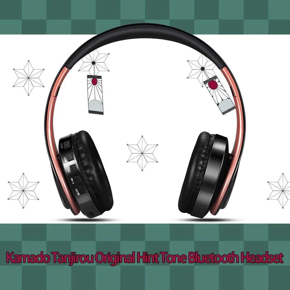 Demon Slayer Kamado Tanjirou Bluetooth Cosplay Headset