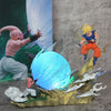 21cm Dragon Ball Z Buu vs Goku Action Figure – Super Saiyan Genki Bomb PVC Statue