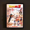 Dragon Ball Goku vs Frieza 3D Wall Metal Frame Light Painting