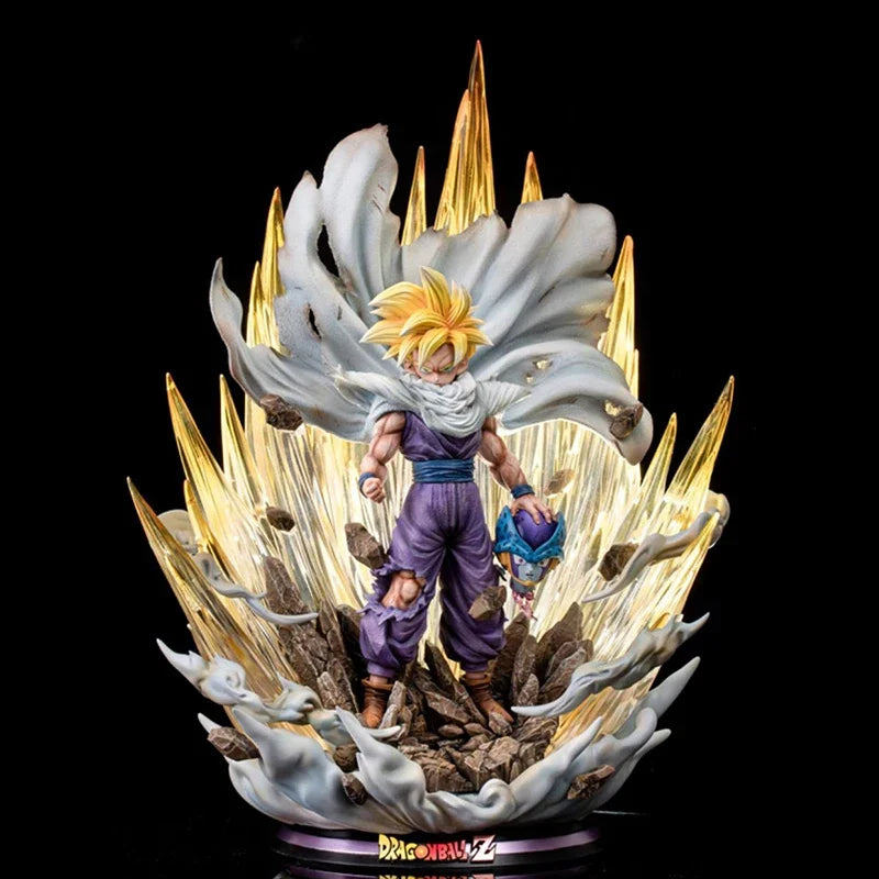 42cm Anime Dragon Ball Figure Super Saiyan Son Gohan PVC Action Figure