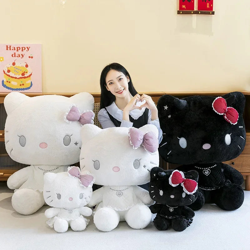 60cm Cute Sanrio Hello Kitty Plush Toy – Angel & Demon Edition