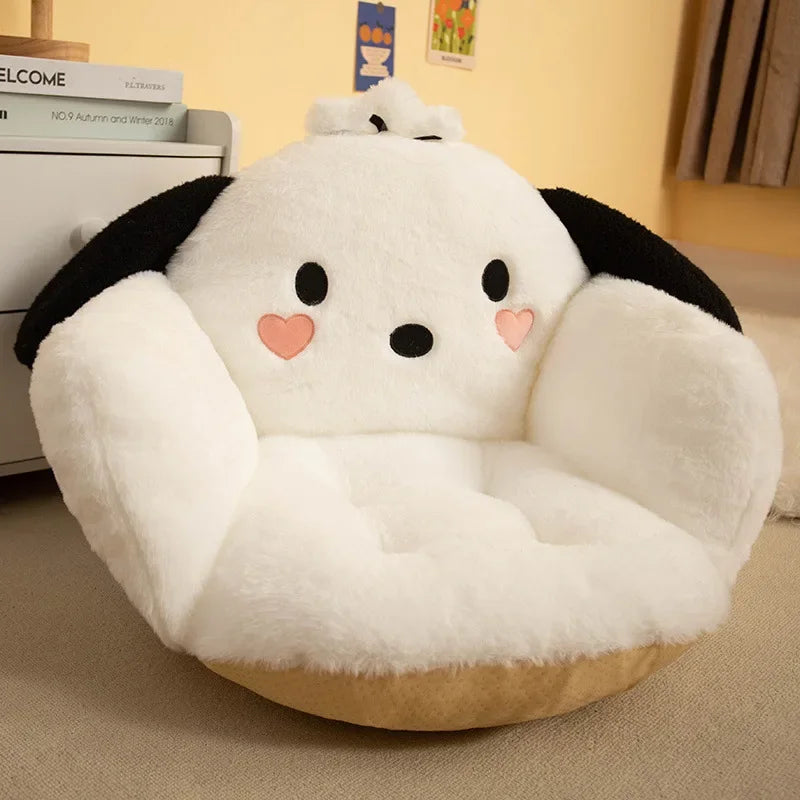 Aoger Big Size Cinnamoroll & Kuromi Plush Backrest Cushion