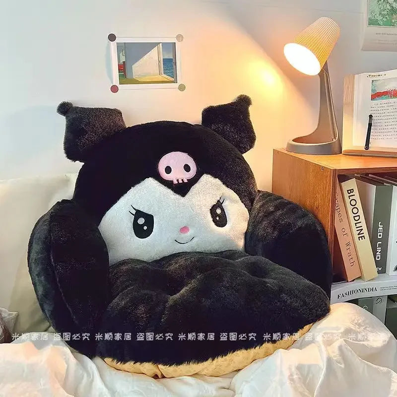 Aoger Big Size Cinnamoroll & Kuromi Plush Backrest Cushion