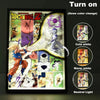 Dragon Ball Goku vs Frieza 3D Wall Metal Frame Light Painting