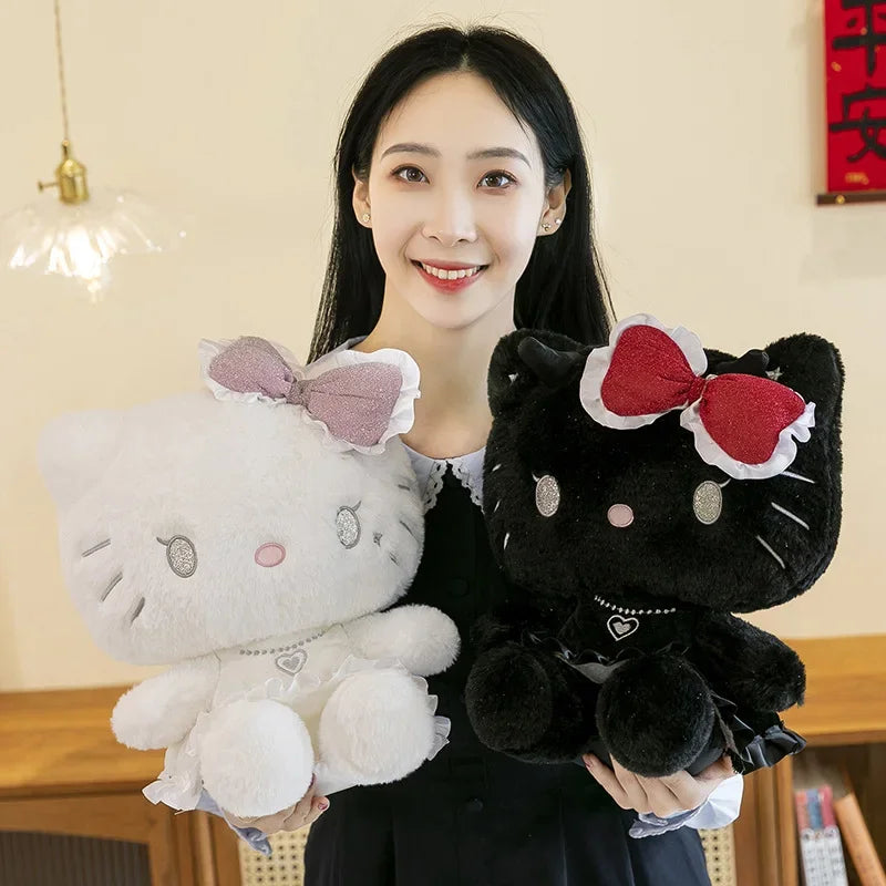 60cm Cute Sanrio Hello Kitty Plush Toy – Angel & Demon Edition