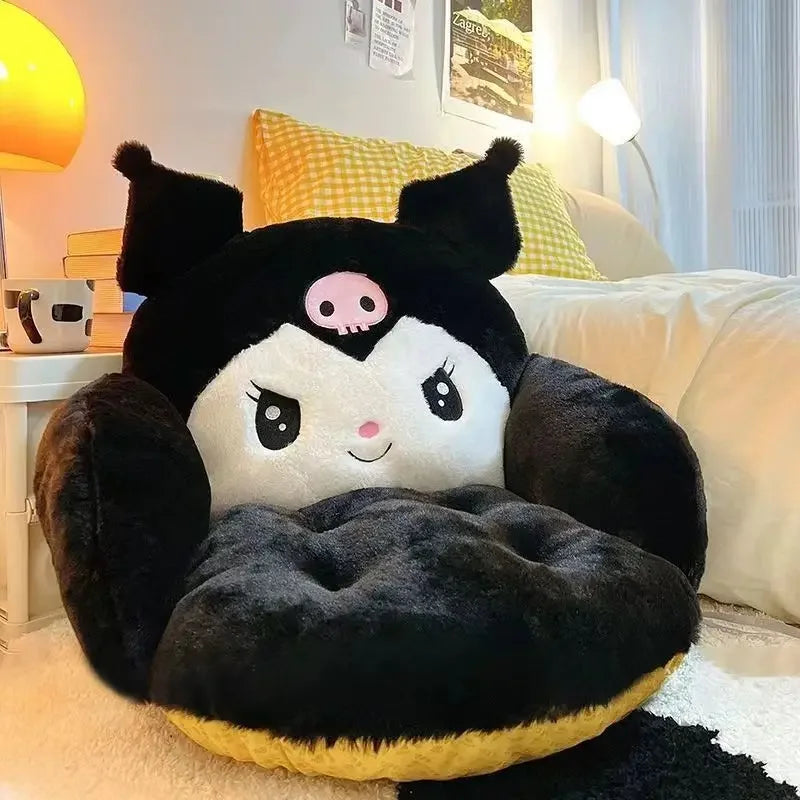 Aoger Big Size Cinnamoroll & Kuromi Plush Backrest Cushion