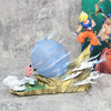 21cm Dragon Ball Z Buu vs Goku Action Figure – Super Saiyan Genki Bomb PVC Statue