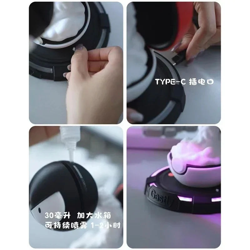Smoking Pokemon Anime-Inspired LED Night Light – Ambient Decor Lamp