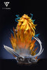 35cm Resin GK VV Studio Dragon Ball Z Super Saiyan Son Goku Anime Action Figure Statue Ornament