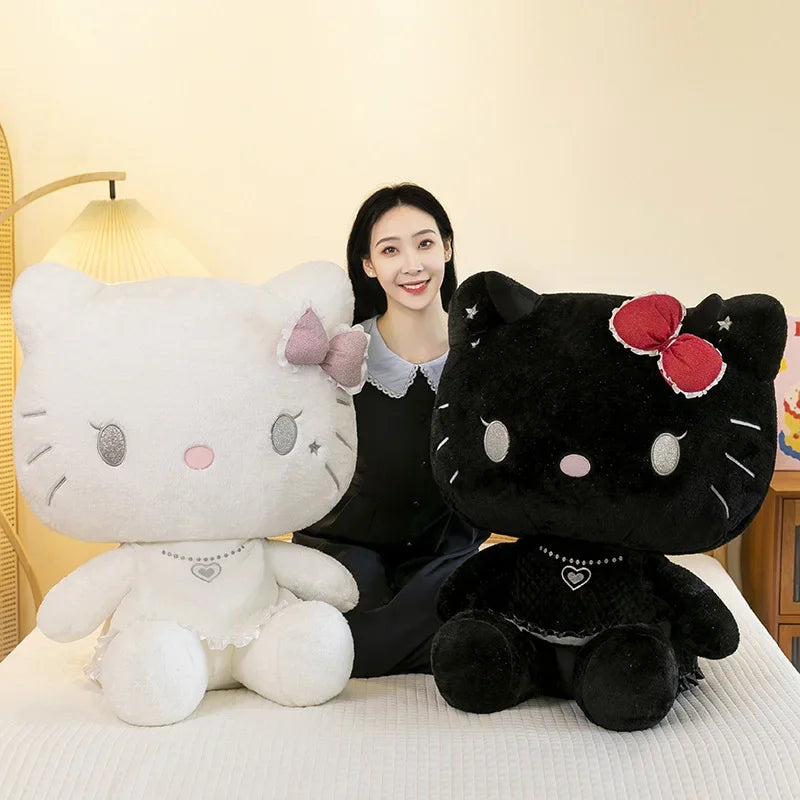 60cm Cute Sanrio Hello Kitty Plush Toy – Angel & Demon Edition