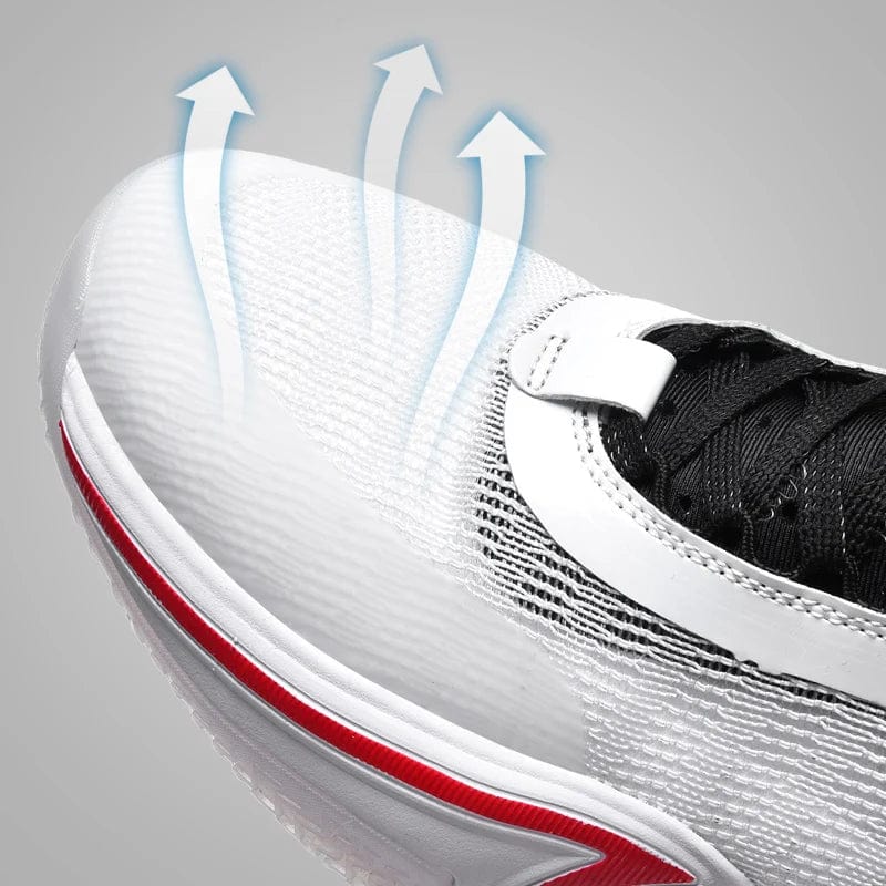 AirCourt Men's Basketball Sneakers: Basketball Shoes Men Breathable Cushioning Non - Slip Wearable Walking Sports Shoes Training Athletic Mesh Casual Sneakers - Homebound Essentials