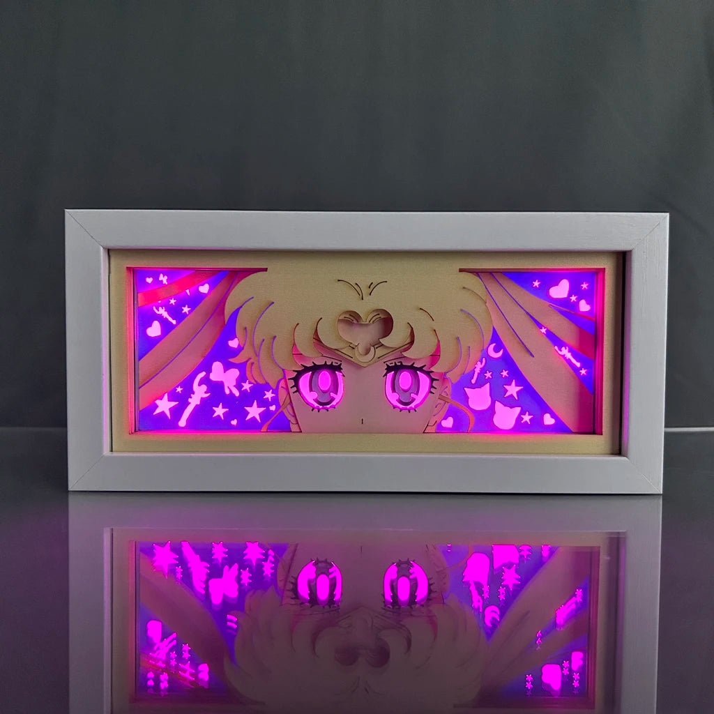 Anime Light Box – Kotoha Tachibana | LED Manga Waifu Night Light - Homebound Essentials
