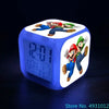 Anime Sonic Figure Model LED Alarm Clock: 7 - Color Touch Light Desk Watch - Homebound Essentials