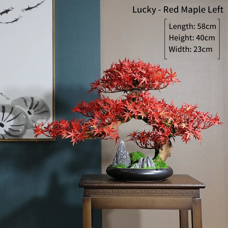 Artificial Bonsai Tree: Immortal Welcoming Pine for Home & Living Decor - Homebound Essentials