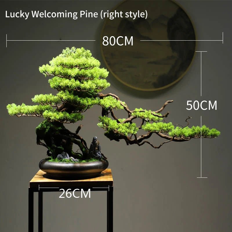 Artificial Bonsai Tree: Immortal Welcoming Pine for Home & Living Decor - Homebound Essentials