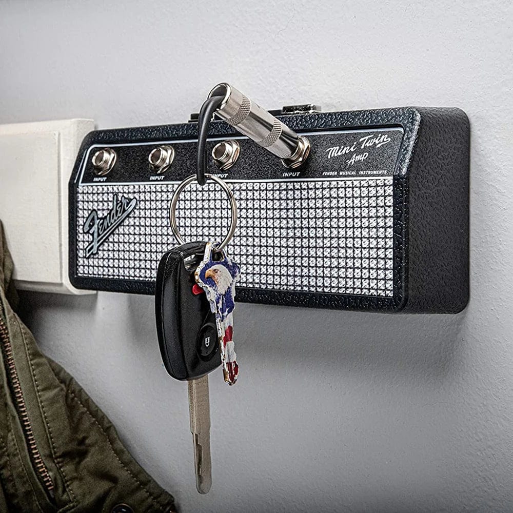 BluesKey: Fender Blues Music Key Storage Jack Rack, Cool Guitar Wall Keychain Vintage Amplifier Speaker Home Decoration Gift - Homebound Essentials