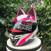 Cat Ear Motorcycle Helmet | Detachable Casco Moto Helmet | Full Face Fashion Helmet - Homebound Essentials