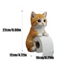 Cat Toilet Paper Holder: Cute Wall - Mounted Roll Rack for Dorm, Home & RV Restrooms - Homebound Essentials