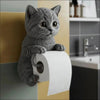 Cat Toilet Paper Holder: Cute Wall - Mounted Roll Rack for Dorm, Home & RV Restrooms - Homebound Essentials