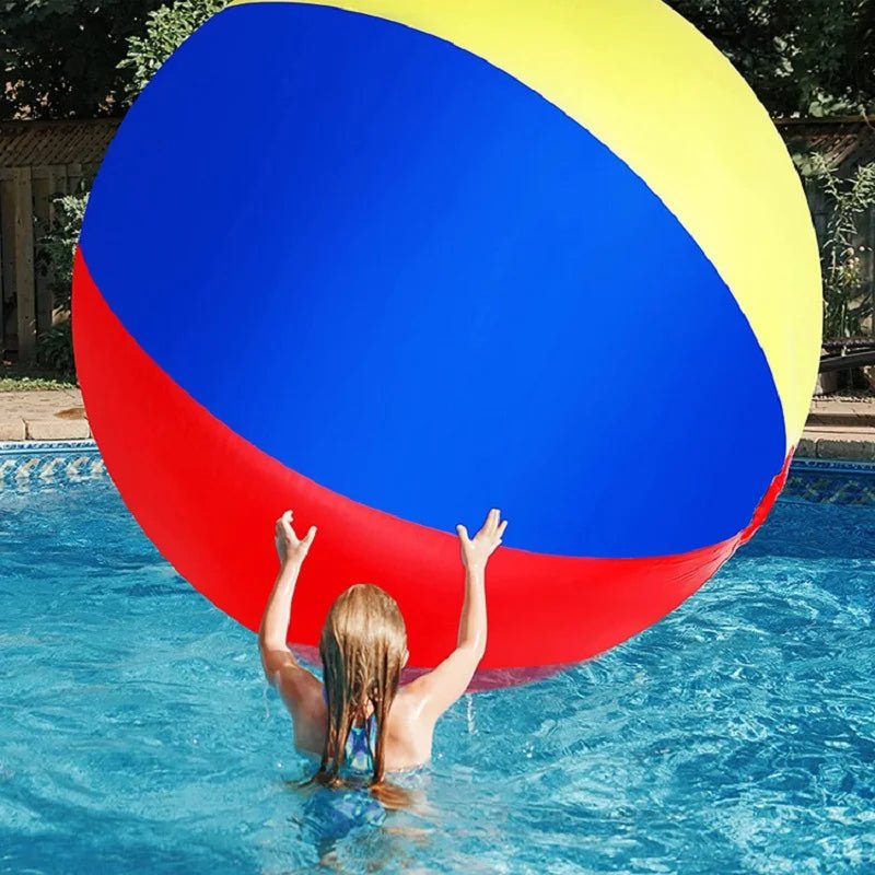 Classic PVC Inflatable Giant Lawn & Beach Ball - Homebound Essentials