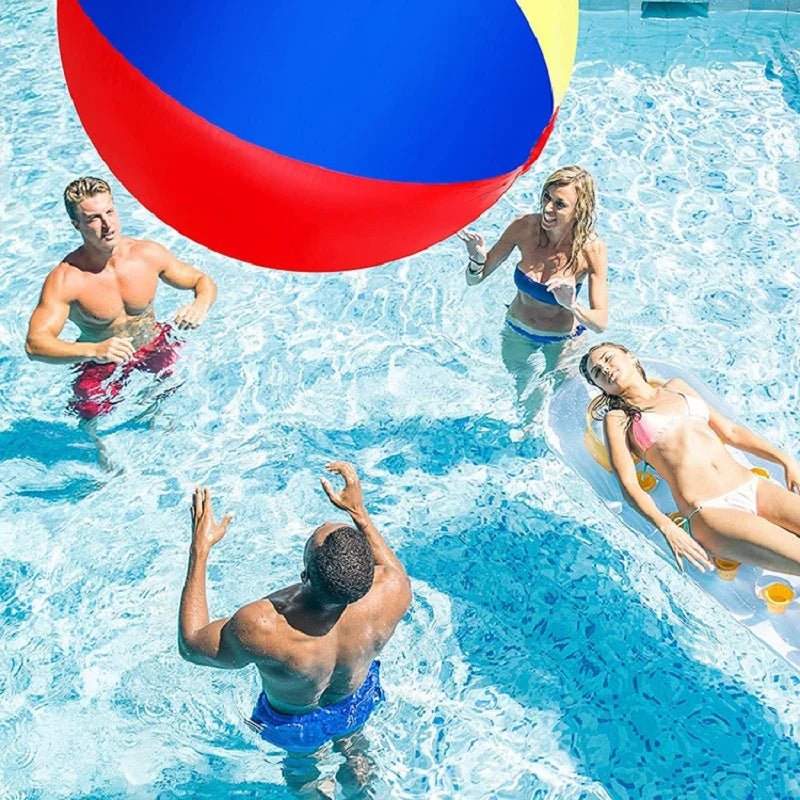 Classic PVC Inflatable Giant Lawn & Beach Ball - Homebound Essentials
