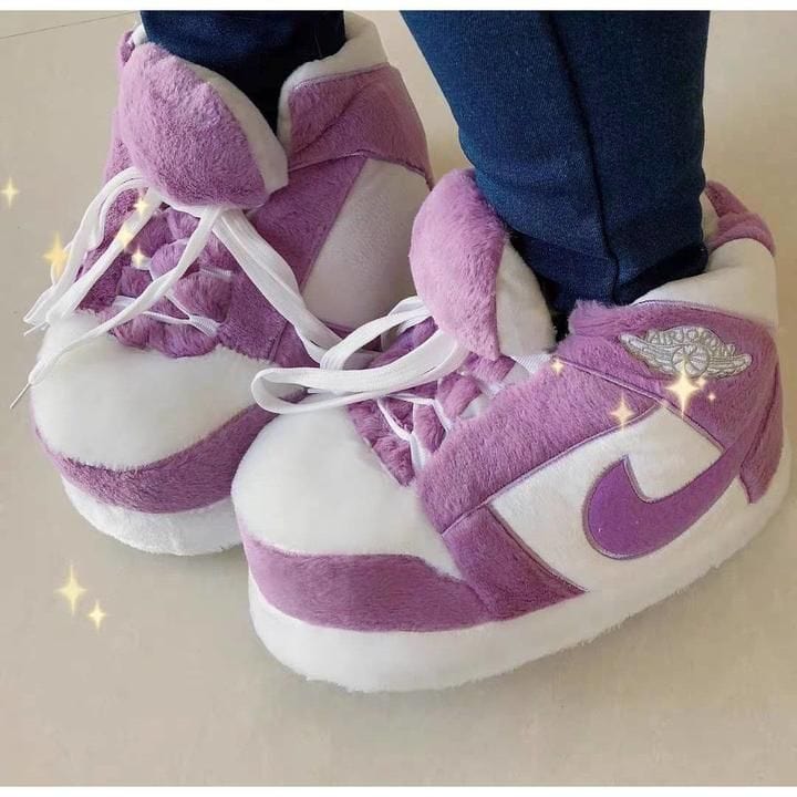 Comfy Jordan Max Plush Sneaker Slipper House Shoes Homebound Essentials