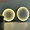 Creative Moon Shadow Wall Lamp LED Indoor Lighting Fixture - Homebound Essentials