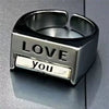 Creative Rotatable Love Ring – Adjustable Fidget Mood Ring - Homebound Essentials