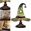 Creative Stained Glass Witch USB Hat Lamp - Homebound Essentials