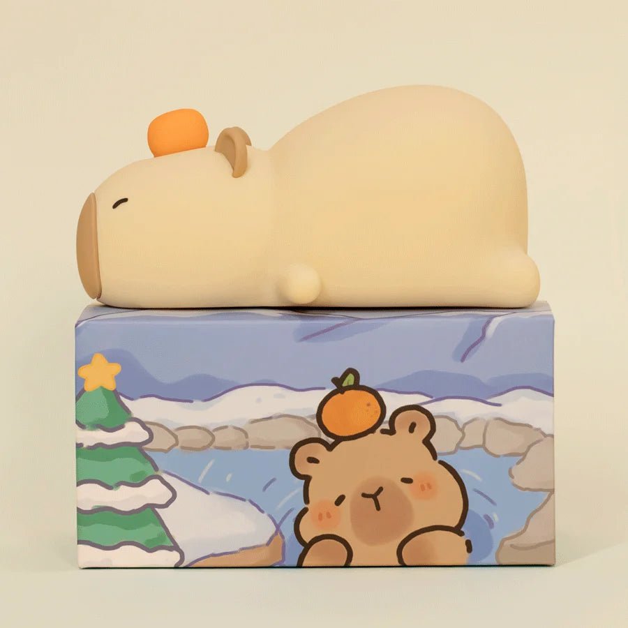 Cute Cartoon Capybara Silicone Night Light - Homebound Essentials
