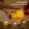 Cute Cartoon Capybara Silicone Night Light - Homebound Essentials