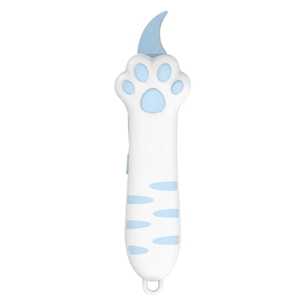 Cute Cat Paw Sharp Box Cutter: Mini Portable Cat Claw Utility Knife - Homebound Essentials