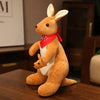 Cute Mother & Child Kangaroo Plush Toys: Kawaii Big Size Kangaroo Plushie - Homebound Essentials