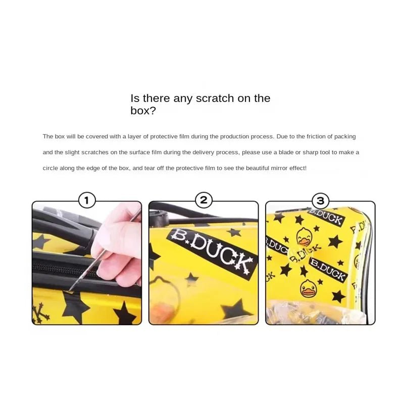 Cute Pony Cartoon Suitcase for Children: Ride - On Carry - On Kids Luggage - Homebound Essentials