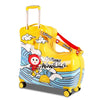 Cute Pony Cartoon Suitcase for Children: Ride - On Carry - On Kids Luggage - Homebound Essentials