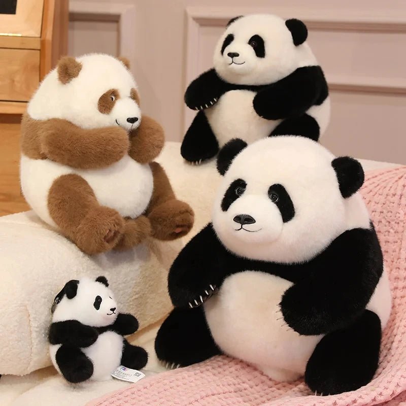 Cute Zoo Panda Plush Toy: 35cm Kawaii Stuffed Animal - Homebound Essentials