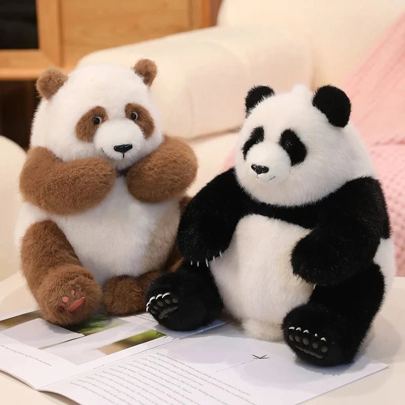 Cute Zoo Panda Plush Toy: 35cm Kawaii Stuffed Animal - Homebound Essentials