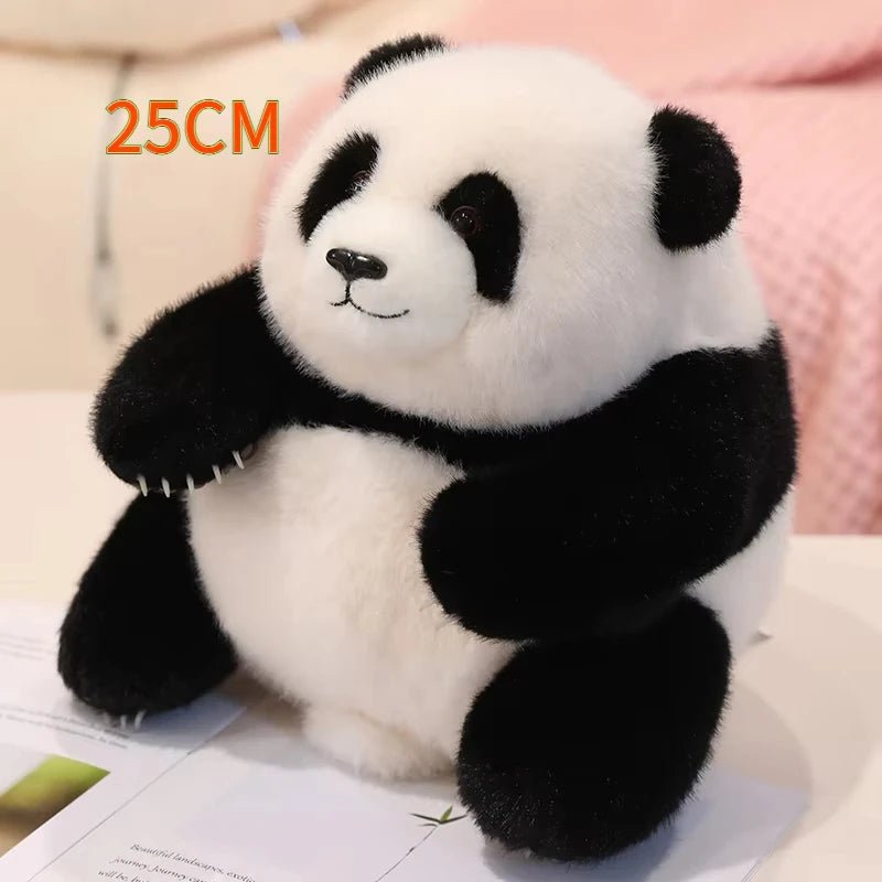 Cute Zoo Panda Plush Toy: 35cm Kawaii Stuffed Animal - Homebound Essentials