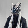 Cyberpunk Helmet Shinobi Mask: Robot Samurai Armor with LED Light - Homebound Essentials
