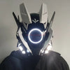 Cyberpunk Helmet Shinobi Mask: Robot Samurai Armor with LED Light - Homebound Essentials