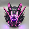 Cyberpunk Helmet Shinobi Mask: Robot Samurai Armor with LED Light - Homebound Essentials