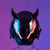 Cyberpunk Helmet Shinobi Mask: Robot Samurai Armor with LED Light - Homebound Essentials