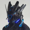 Cyberpunk Helmet Shinobi Mask: Robot Samurai Armor with LED Light - Homebound Essentials