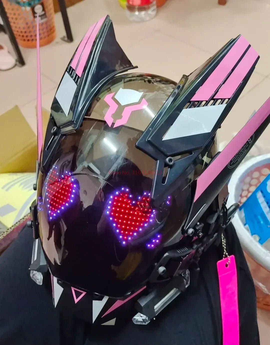 Cyberpunk Helmet Shinobi Mask: Robot Samurai Armor with LED Light - Homebound Essentials
